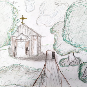 Алиса Берёзкина | Крепость Копорье, вид на Преображенскую церковь.