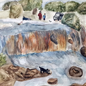 Татьяна Кошкарова | Прогулка по Саблинскому водопаду