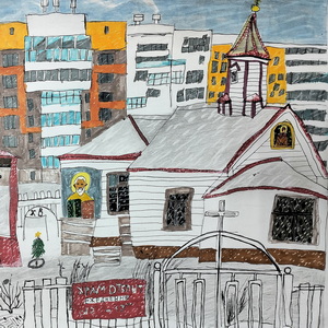 Мария Дмитриева | Храм святого мученика Иоанна Воина, жемчужина д. Верево