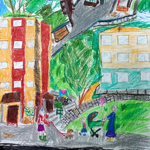 Пелагея Ерохина | Вход в парк г. Тосно