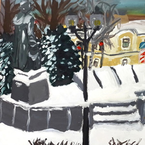 Мария Леонова | У памятника в г. Тосно