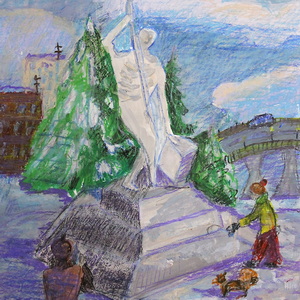 Яна Васильева | Памятник Первостроителям