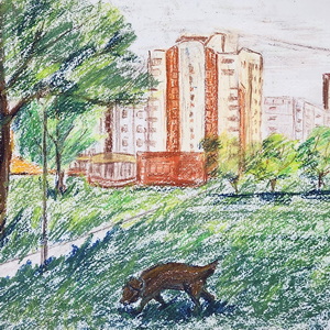 Елизавета Грапова | Вид на улицу Ленина