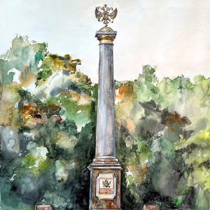 Екатерина Аверкиева | Памятник-стела «Город воинской славы»