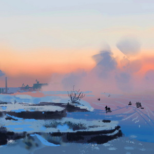 Марфа  Корныльева  | Шлиссельбург.Шлюзы зимой.