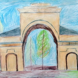 Даниил Ранд | Гатчинский парк. Березовые ворота.