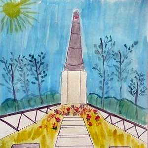 Кира Паршукова | братская могила советских воинов