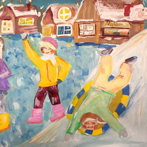 Альвина Макаревич | Зима в поселке Молодцово