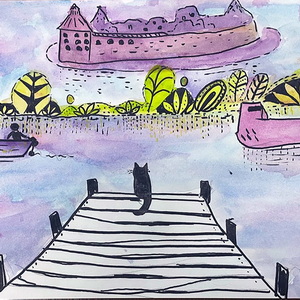 Владислав Кудрявцев | причал на Новоладожском канале