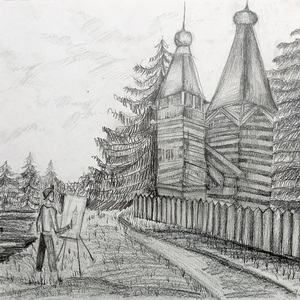 Александра Ковалева | На пленэре. Седина Присвирья.