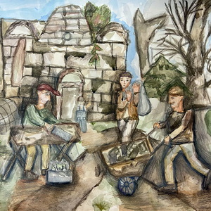 Виктория Буря | Востонавление церкви Воскресения Христова в Журавлево