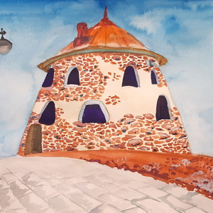 Алиса Кравчук | Круглая башня. Рыночная площадь. г. Выборг