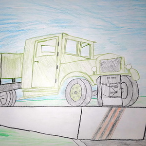 Тимофей Степанов  | Памятник автомашине «ЗИС-5» в д.Подборовье