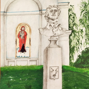 Анна Ковтунова | Памятник-бюст Петра I 