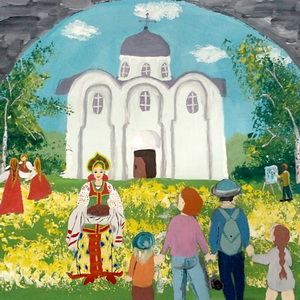 Варвара Грушицкая | Старая Ладога.Праздник Троицы