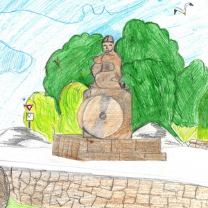 Ульяна Салова | Памятник камнетёсу