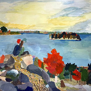 Екатерина Асташкина | Ладожские шхеры. Белые скалы.