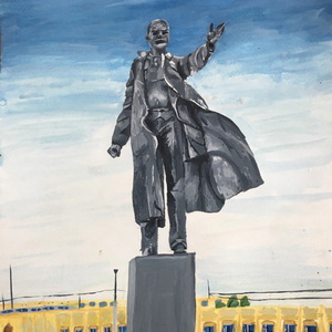 Варвара Савельева | Памятник Ленину