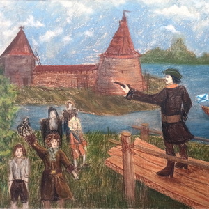 Билол Мухамадуллоев | Петр I у восстановленной после Северной войны крепости Шлиссельбург