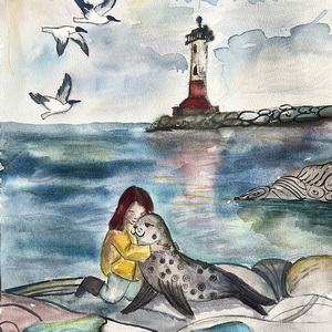 Эмилия  Воронцова  | На берегу у Маяка Вуохенсало