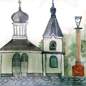 Михаил Архипов | Храм Спаса Нерукотворного в деревне Чирковицы