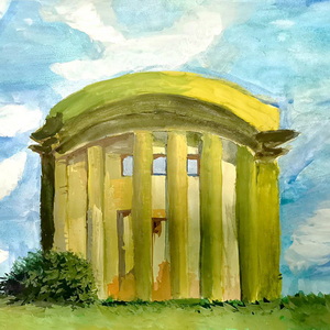 София  Быкова | Храм Святой Животворящей Троицы в усадьбе Пятая гора