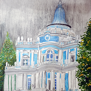 Софья Янкина | Павильон Катальной горки в Ораниенмбауме 