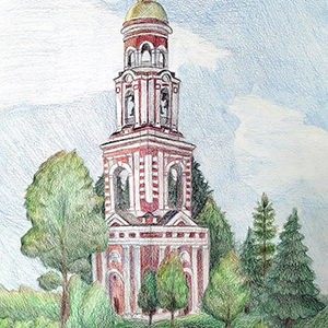 Камилла  Зимина | Четырехъярусная колокольня Собор Воскресения Христова