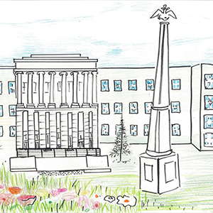 Матвей  Капарулин | Внутренний дворик Петрозаводского президентского кадетского училища