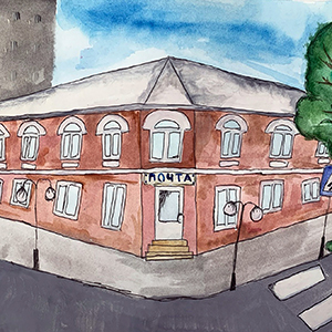 Даша Политова |  Здание бывшей почтовой конторы 1913 г., ул.Некрасова,1