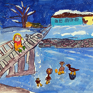 Алина Зорина | Мост на колоннах