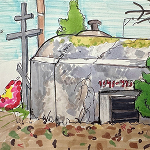 Дмитрий Фролов | ДОТ на въезде в поселок Тайцы