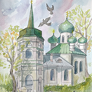 Елизавета Васильева | Сясьстрой. Церковь Успения Пресвятой Богородицы в Сясьских рядках.