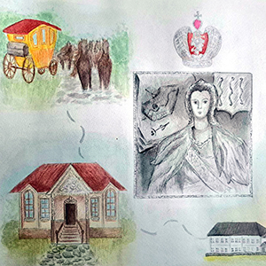 Екатерина Миронова | Приезд Екатерины второй в Великие Луки