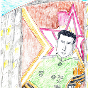 Матвей Павлов | Мурал Герою Советского Союза Щетинину Николаю Ивановичу