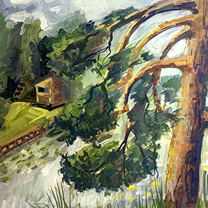 Ксения Скоморохова | Сосна над Ордежем