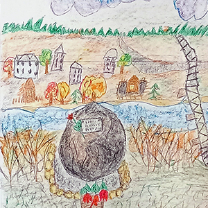 Маргарита Костерина | Памятный знак Зенитка