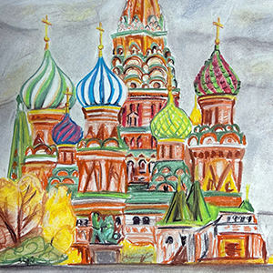 Яна Чалова | Храм Василия Блаженного