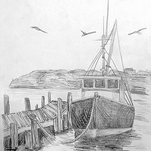 Злата Дубинина | причал Ладожского озера