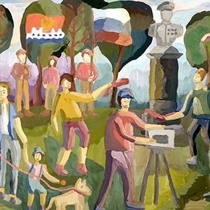 Полина Астратова | Открытие памятника генерала Федюнинского