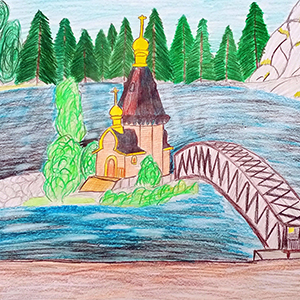 Михаил Грудцын | Церковь Андрея Первозванного на Вуоксе