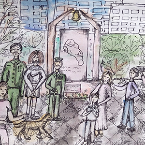 Яна Голубева  | У памятника погибшим деревням