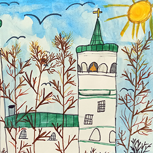 Александра Зарецкая | Храм Успения Пресвятой Богородицы в Сясьских Рядках.