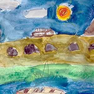 Кира Щелупанова  | А на острове Орешек крепость каменная есть