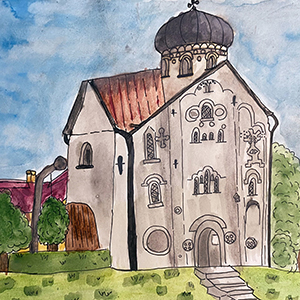 Ева Шеляпина | Церковь Спаса Преображения на Ильине улице