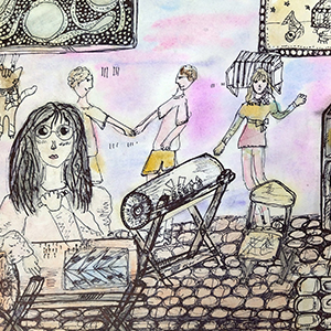 Варвара Шкадько | В кабинете кружевоплетения