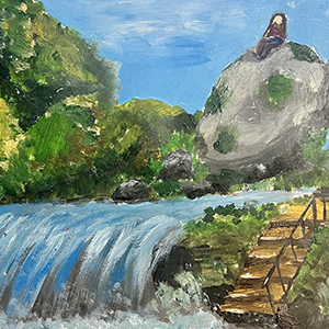 Виктория Тактарова | Каньон с водопадами и камень любви