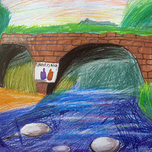 Ольга Стрелкова | Арочный мост через реку ЛАВА