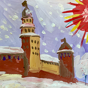 Карина Гаджиева | Фейерверк над башней Кокуй