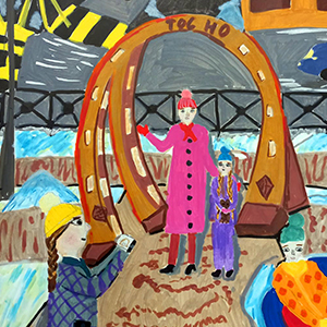 Таисия Шеньшина | На площади в Тосно